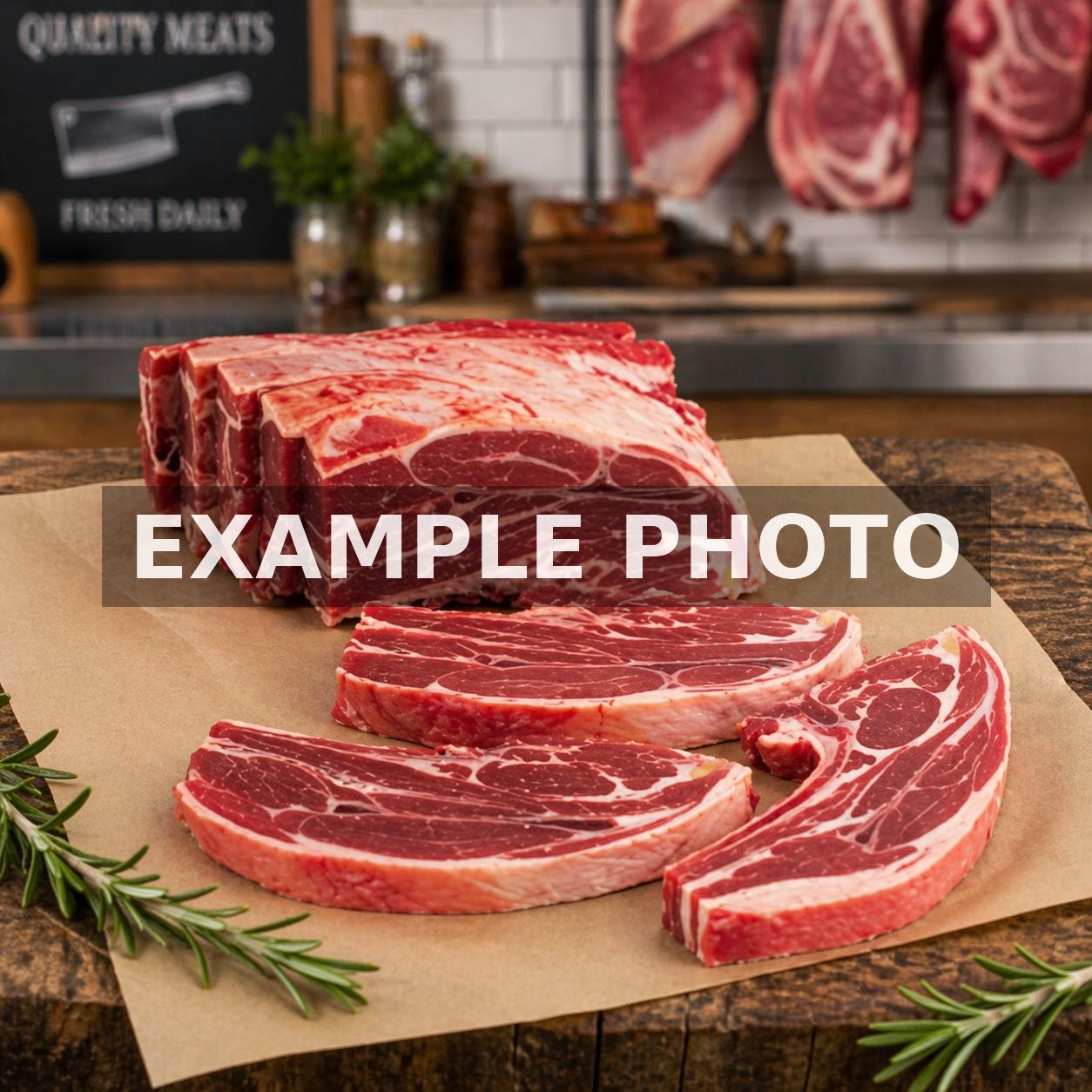 Example photo of lamb shoulder chops